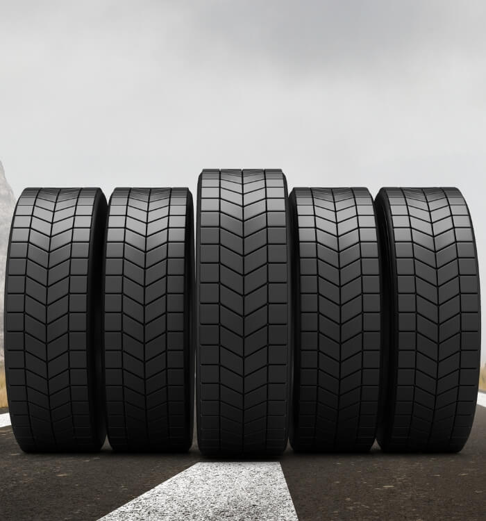 High performance tyres for commercial and industrial use